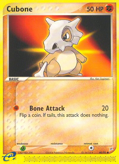 Cubone (40/95) [EX: Team Magma vs Team Aqua] | Good Games Cannington