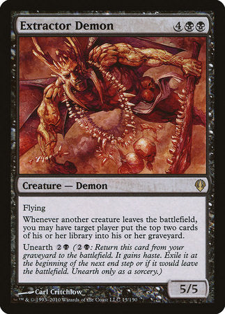 Extractor Demon [Archenemy] | Good Games Cannington