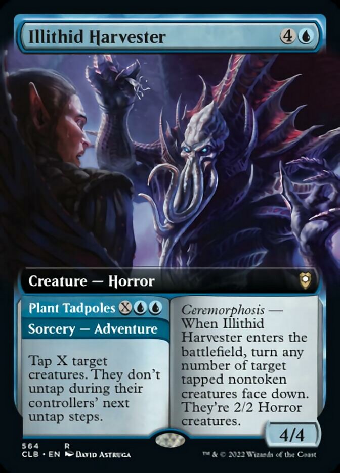 Illithid Harvester // Plant Tadpoles (Extended Art) [Commander Legends: Battle for Baldur's Gate] | Good Games Cannington