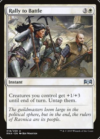 Rally to Battle [Ravnica Allegiance] | Good Games Cannington