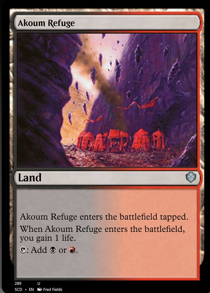 Akoum Refuge [Starter Commander Decks] | Good Games Cannington