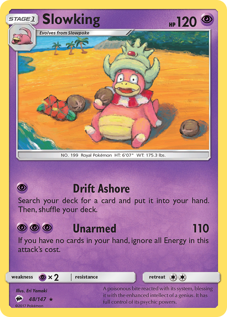 Slowking (48/147) [Sun & Moon: Burning Shadows] | Good Games Cannington