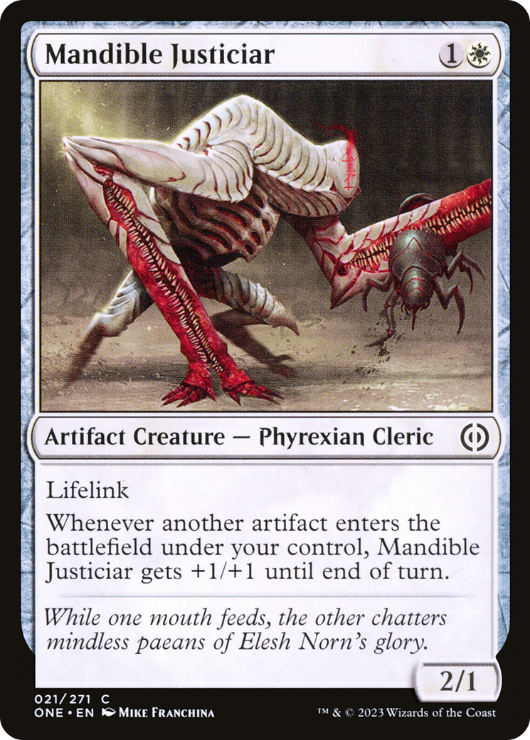 Mandible Justiciar [Phyrexia: All Will Be One] | Good Games Cannington