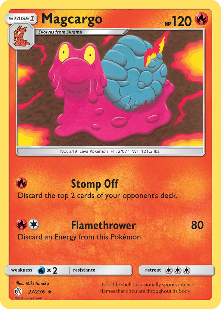 Magcargo (27/236) [Sun & Moon: Cosmic Eclipse] | Good Games Cannington