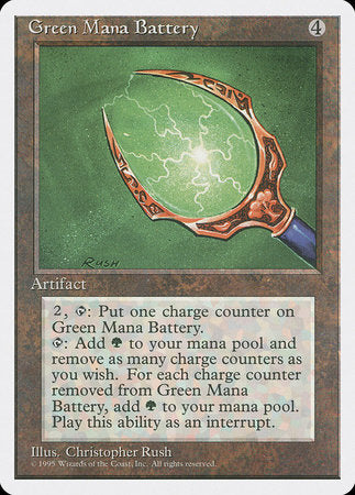 Green Mana Battery [Fourth Edition] | Good Games Cannington