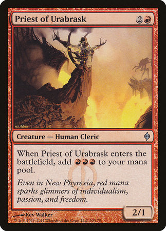 Priest of Urabrask [New Phyrexia] | Good Games Cannington
