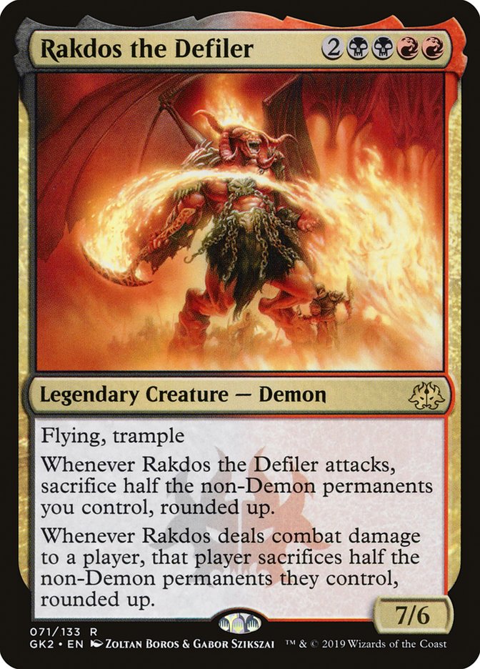Rakdos the Defiler [Ravnica Allegiance Guild Kit] | Good Games Cannington