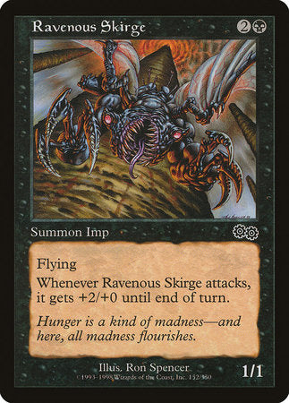 Ravenous Skirge [Urza's Saga] | Good Games Cannington
