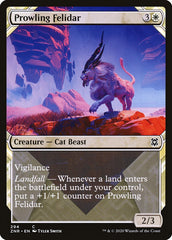 Prowling Felidar (Showcase) [Zendikar Rising] | Good Games Cannington