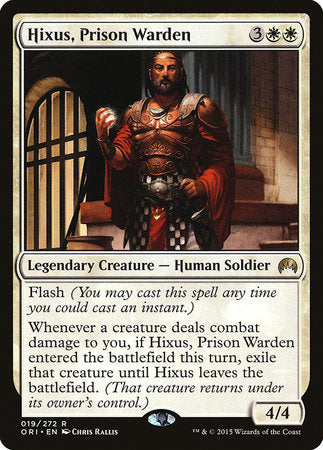Hixus, Prison Warden [Magic Origins] | Good Games Cannington