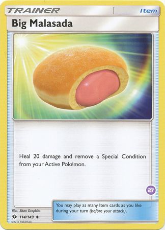 Big Malasada (114/149) (Deck Exclusive #27) [Sun & Moon: Trainer Kit - Alolan Sandslash] | Good Games Cannington