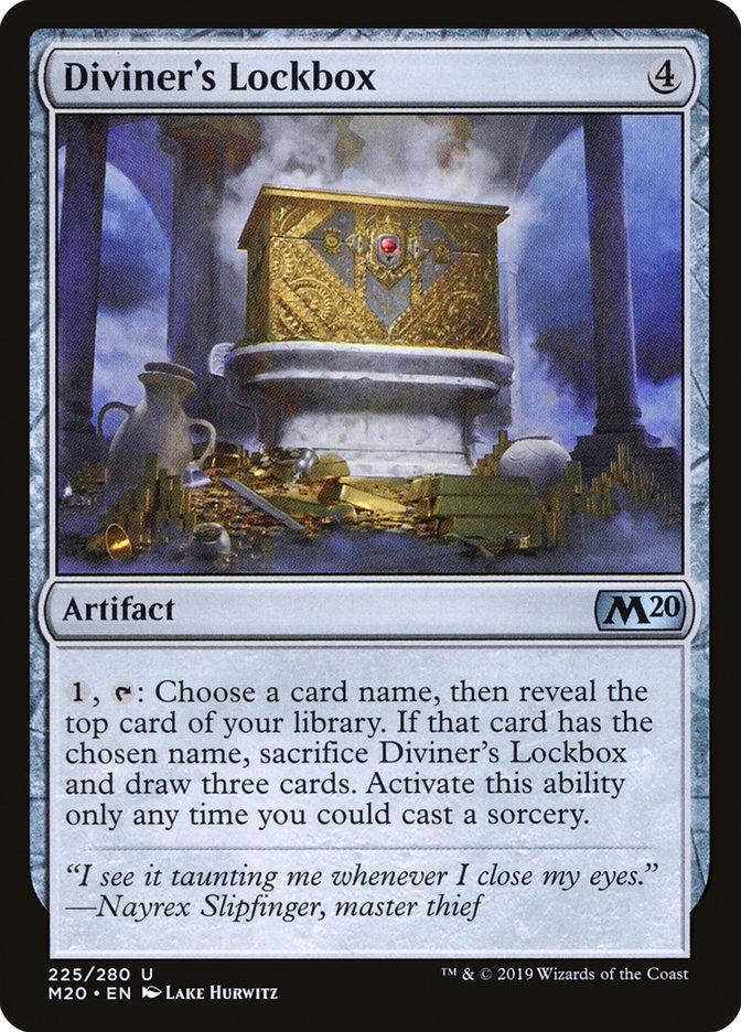 Diviner's Lockbox [Core Set 2020] | Good Games Cannington