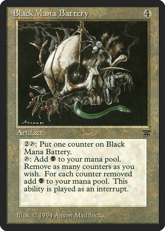 Black Mana Battery [Legends] | Good Games Cannington