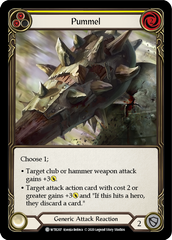 Pummel (Yellow) [U-WTR207] (Welcome to Rathe Unlimited)  Unlimited Rainbow Foil | Good Games Cannington
