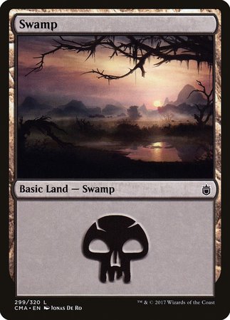 Swamp (299) [Commander Anthology] | Good Games Cannington