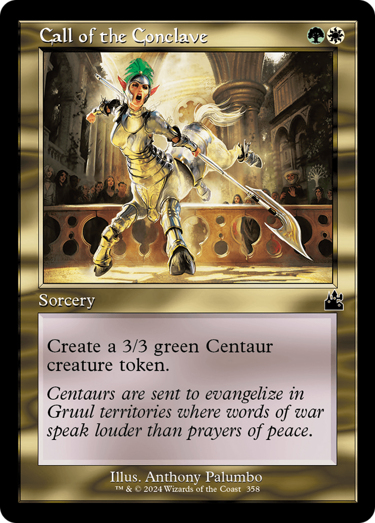 Call of the Conclave (Retro Frame) [Ravnica Remastered] | Good Games Cannington