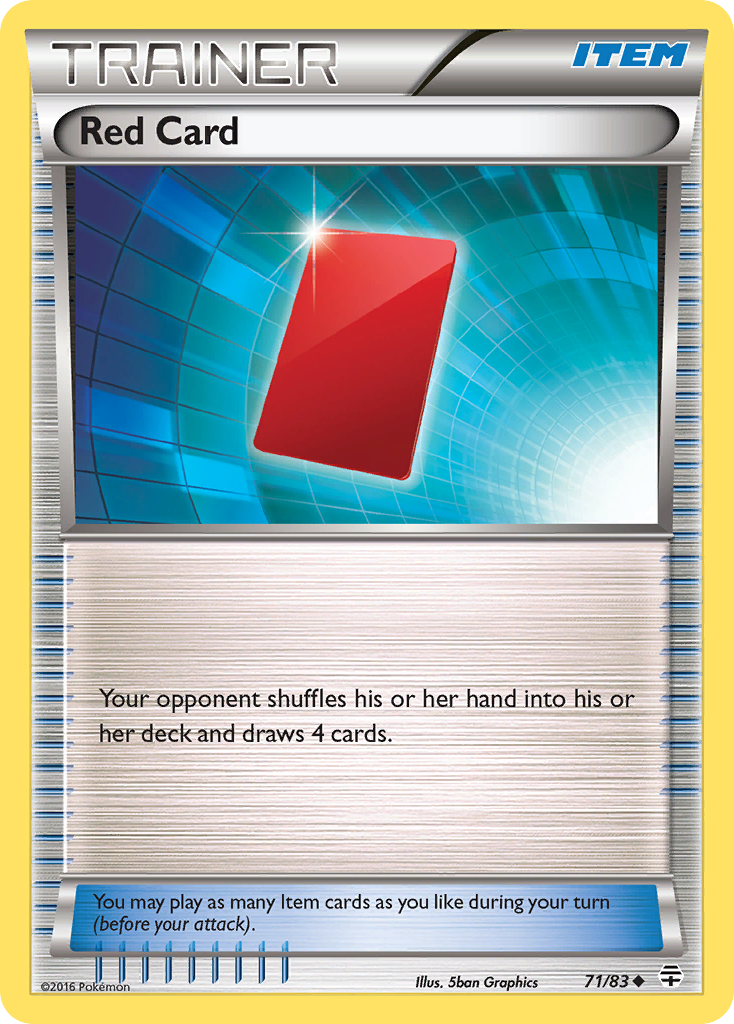 Red Card (71/83) [XY: Generations] | Good Games Cannington
