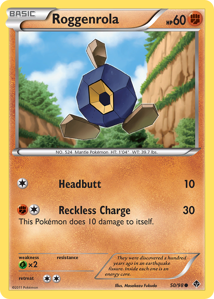 Roggenrola (50/98) [Black & White: Emerging Powers] | Good Games Cannington