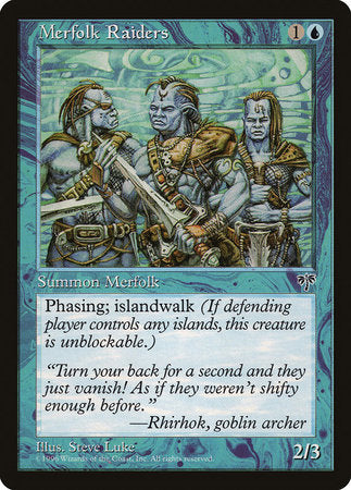 Merfolk Raiders [Mirage] | Good Games Cannington