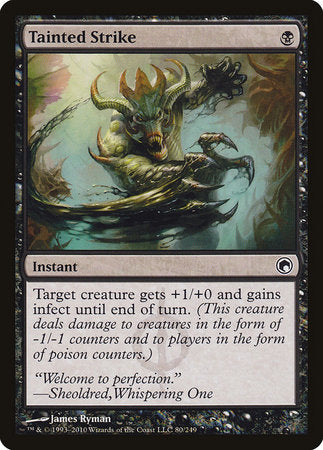 Tainted Strike [Scars of Mirrodin] | Good Games Cannington