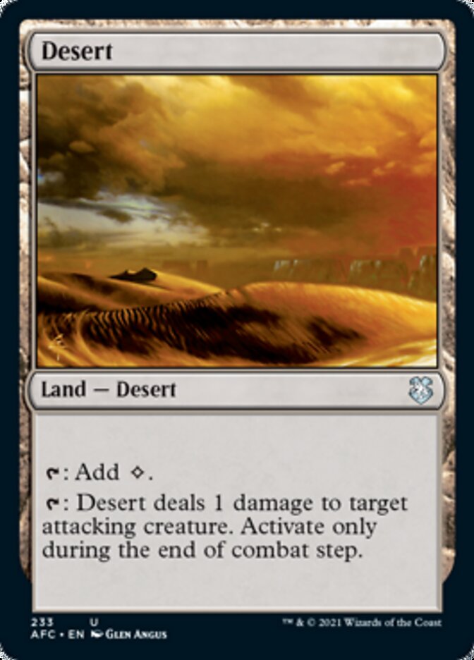Desert [Dungeons & Dragons: Adventures in the Forgotten Realms Commander] | Good Games Cannington