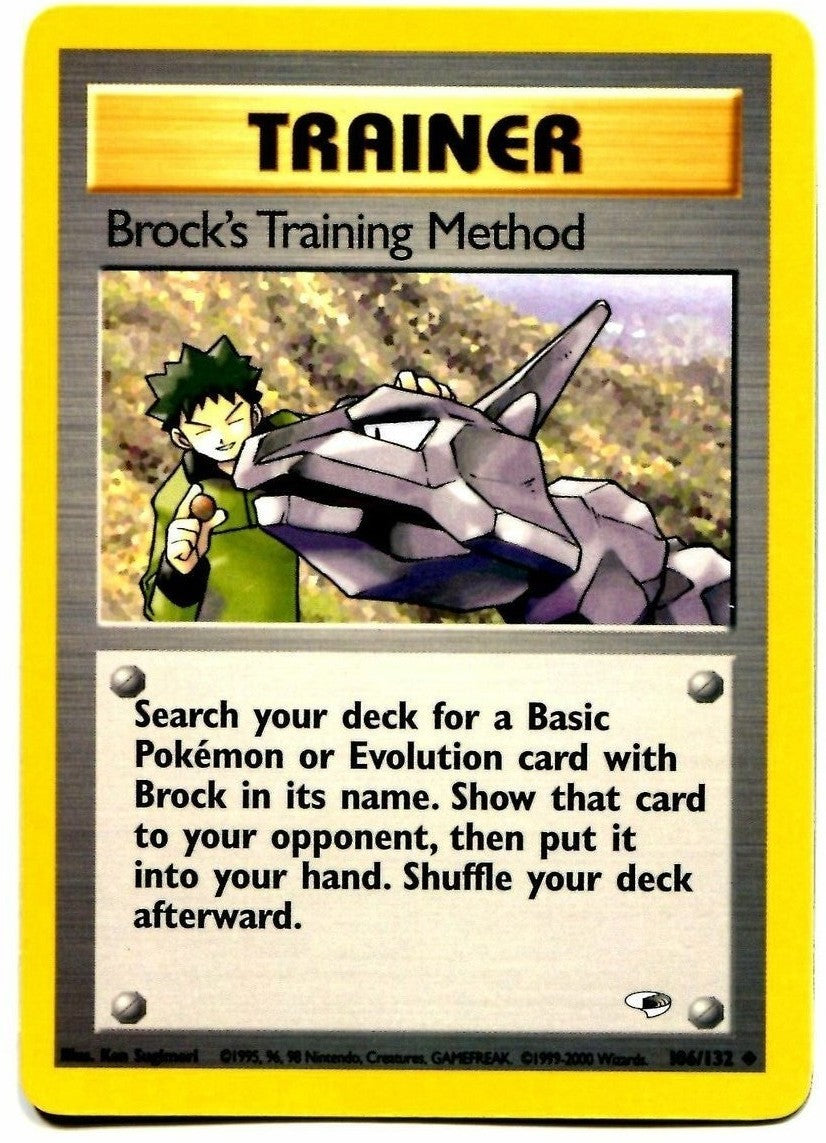 Brock's Training Method (106/132) [Gym Heroes Unlimited] | Good Games Cannington
