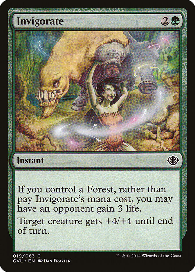 Invigorate (Garruk vs. Liliana) [Duel Decks Anthology] | Good Games Cannington