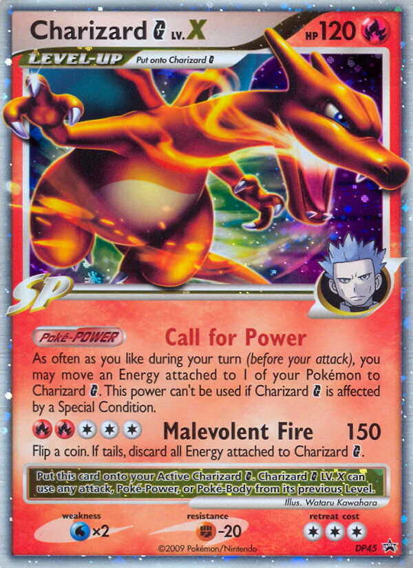 Charizard G LV.X (DP45) [Diamond & Pearl: Black Star Promos] | Good Games Cannington