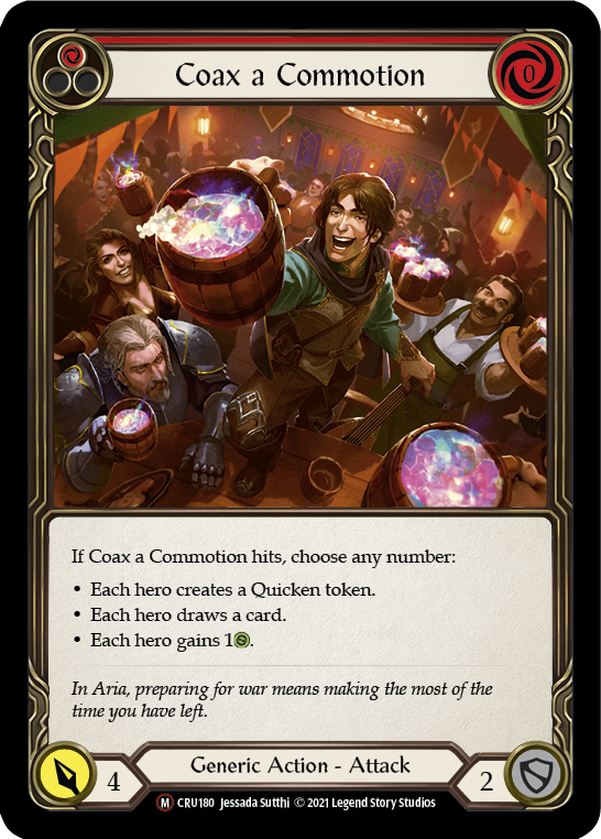 Coax a Commotion [U-CRU180-RF] Unlimited Rainbow Foil | Good Games Cannington