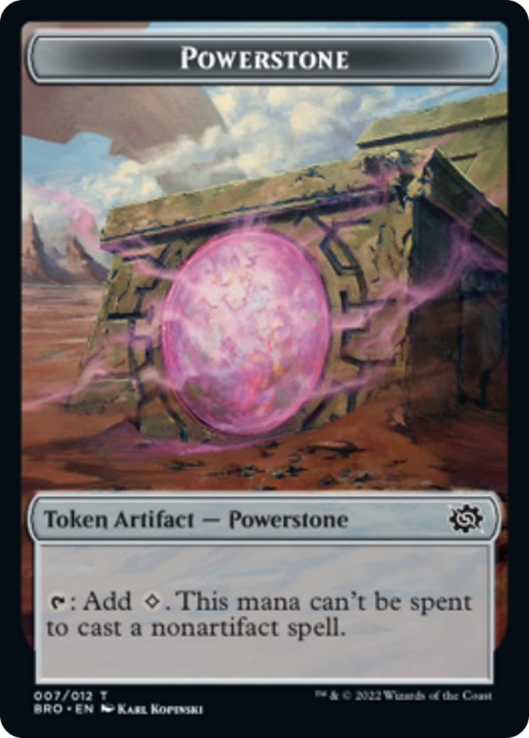 Powerstone Token [The Brothers' War Tokens] | Good Games Cannington