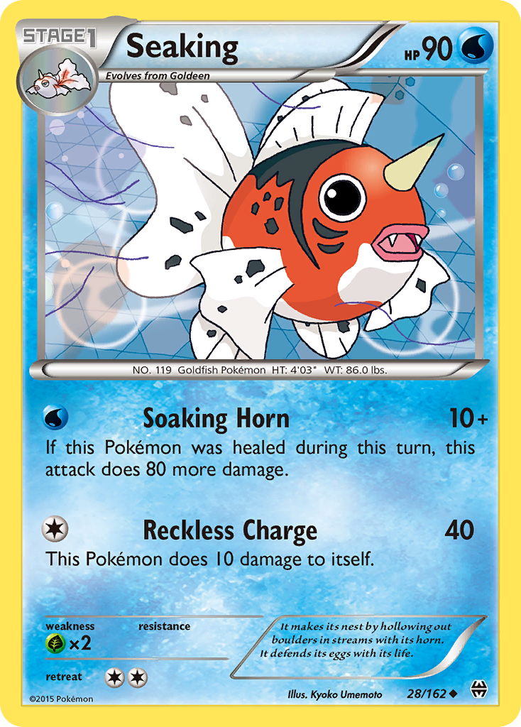 Seaking (28/162) [XY: BREAKthrough] | Good Games Cannington