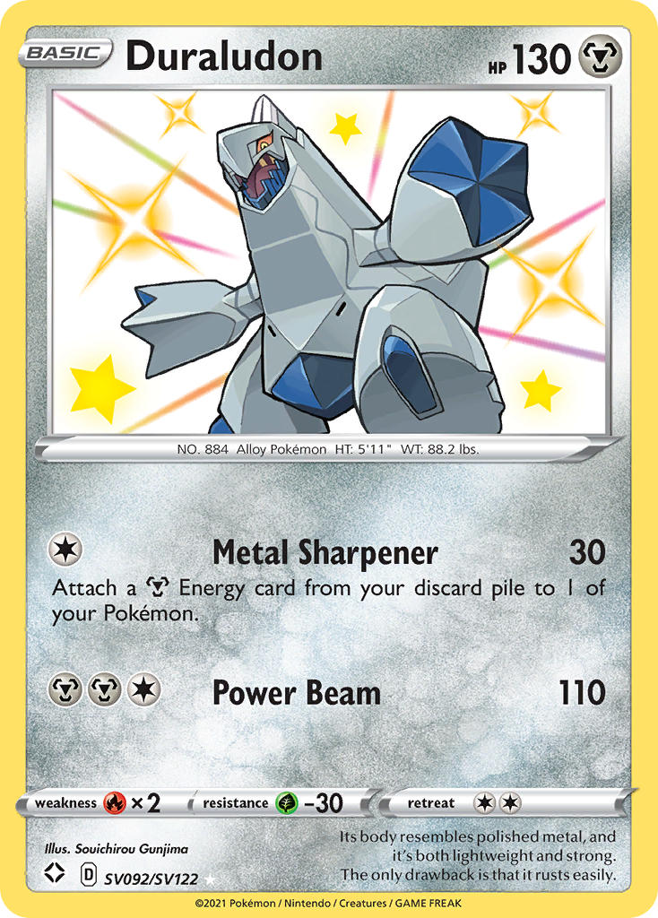 Duraludon (SV092/SV122) [Sword & Shield: Shining Fates] | Good Games Cannington