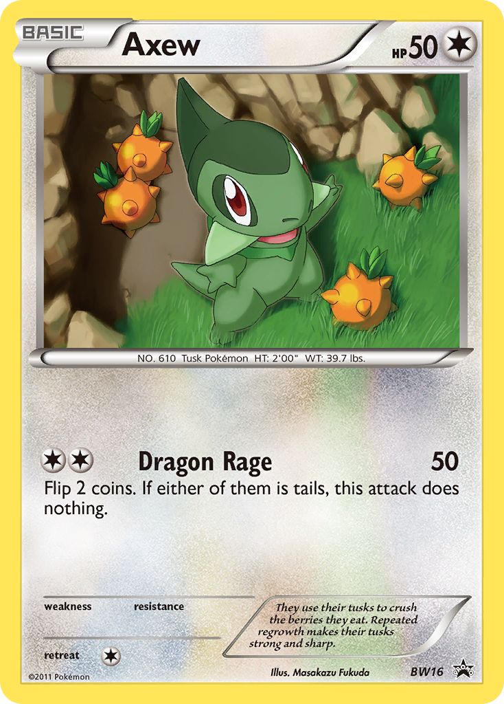 Axew (BW16) [Black & White: Black Star Promos] | Good Games Cannington