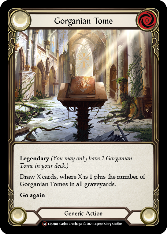 Gorganian Tome [U-CRU181] Unlimited Normal | Good Games Cannington
