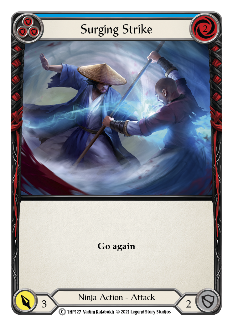 Surging Strike (Blue) [1HP127] | Good Games Cannington