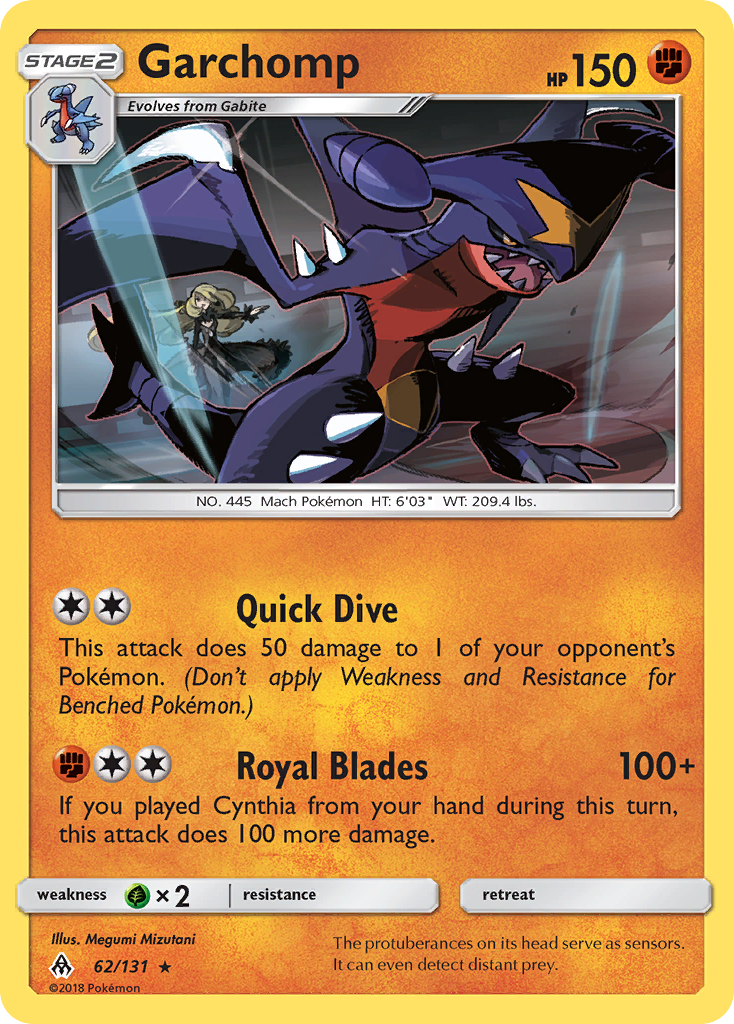 Garchomp (62/131) [Sun & Moon: Forbidden Light] | Good Games Cannington