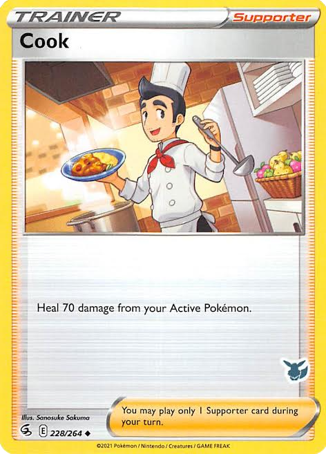 Cook (228/264) (Eevee Deck) [Battle Academy 2022] | Good Games Cannington