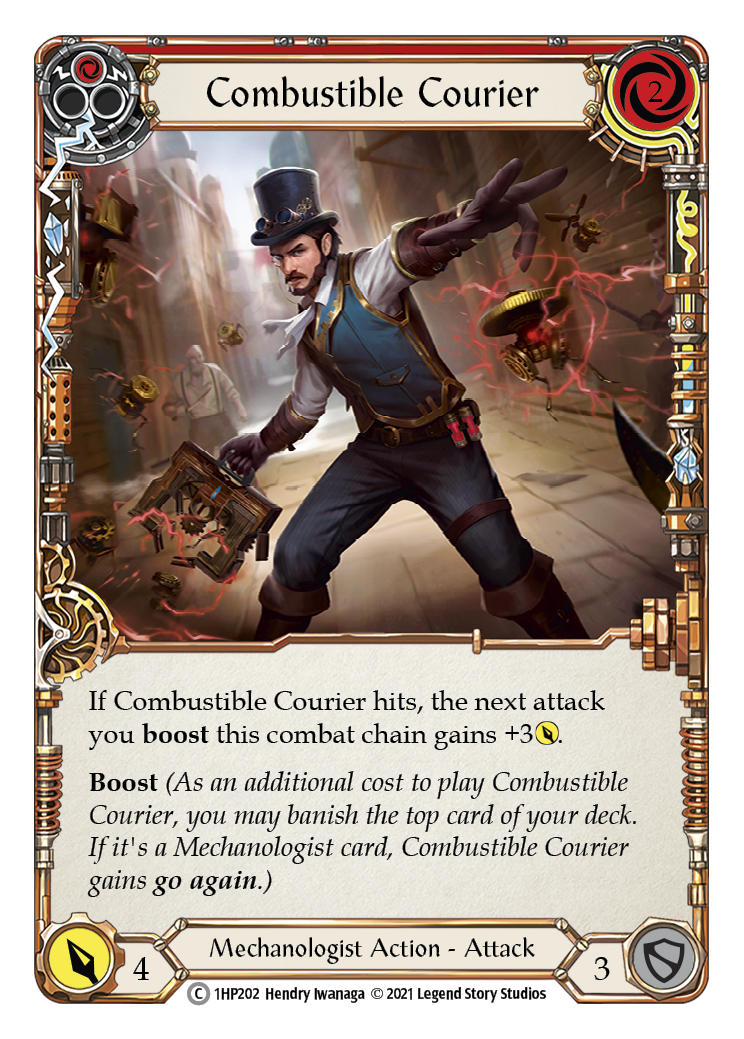 Combustible Courier (Red) [1HP202] | Good Games Cannington