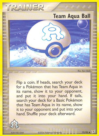 Team Aqua Ball (75/95) [EX: Team Magma vs Team Aqua] | Good Games Cannington