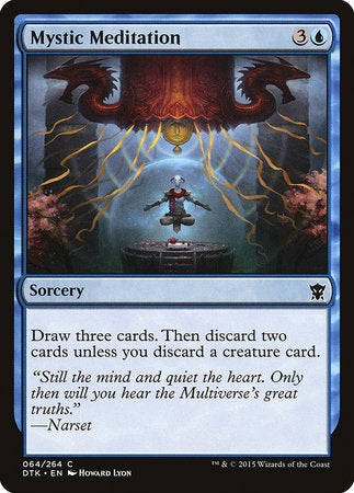 Mystic Meditation [Dragons of Tarkir] | Good Games Cannington