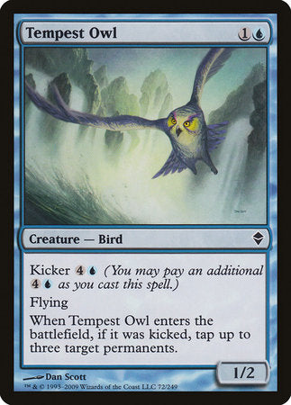 Tempest Owl [Zendikar] | Good Games Cannington