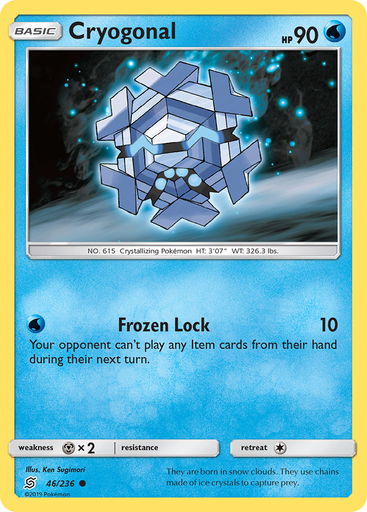 Cryogonal (46/236) [Sun & Moon: Unified Minds] | Good Games Cannington