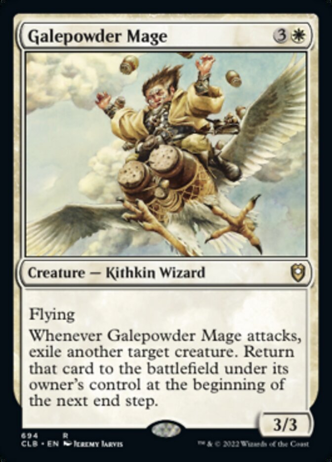 Galepowder Mage [Commander Legends: Battle for Baldur's Gate] | Good Games Cannington