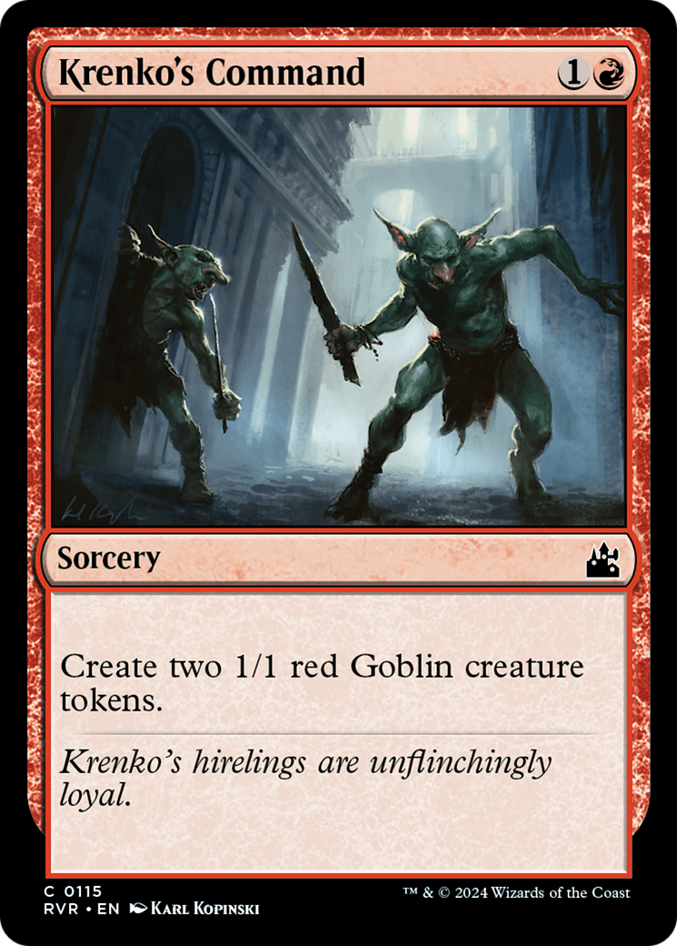 Krenko's Command [Ravnica Remastered] | Good Games Cannington