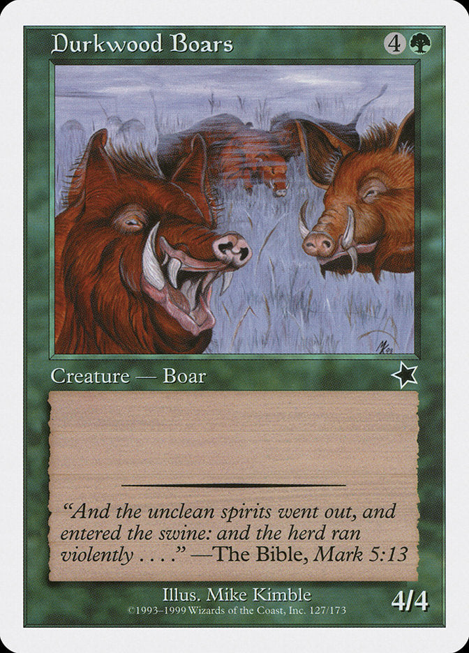 Durkwood Boars [Starter 1999] | Good Games Cannington