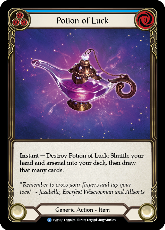 Potion of Luck [EVR187] (Everfest)  1st Edition Cold Foil | Good Games Cannington