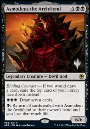 Asmodeus the Archfiend (Promo Pack) [Dungeons & Dragons: Adventures in the Forgotten Realms Promos] | Good Games Cannington