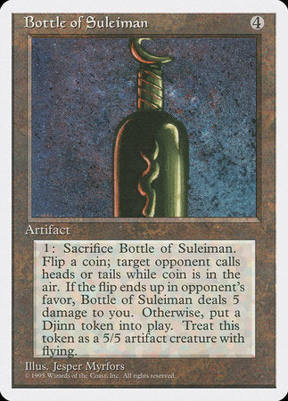 Bottle of Suleiman [Fourth Edition] | Good Games Cannington
