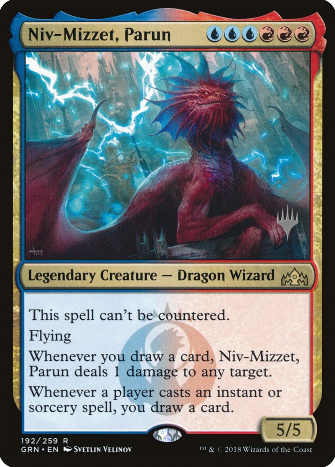 Niv-Mizzet, Parun (Promo Pack) [Guilds of Ravnica Promos] | Good Games Cannington