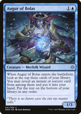 Augur of Bolas [War of the Spark] | Good Games Cannington
